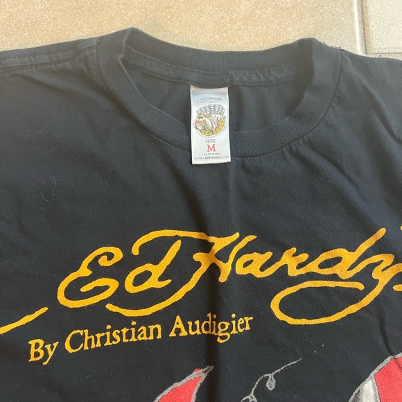 Ed Hardy black t-shirt - Picture 2 of 3